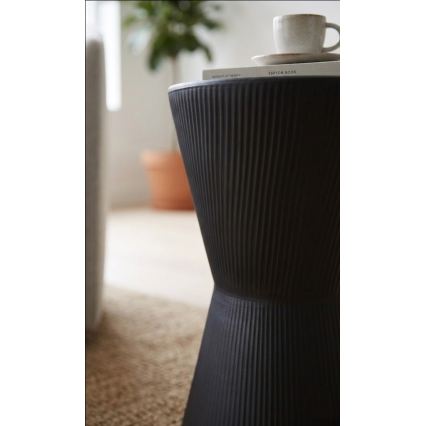 Bijzettafel PETIT Ø 29 cm zwart