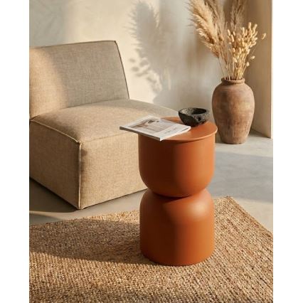 Bijzettafel PETIT Ø 31 cm oranje