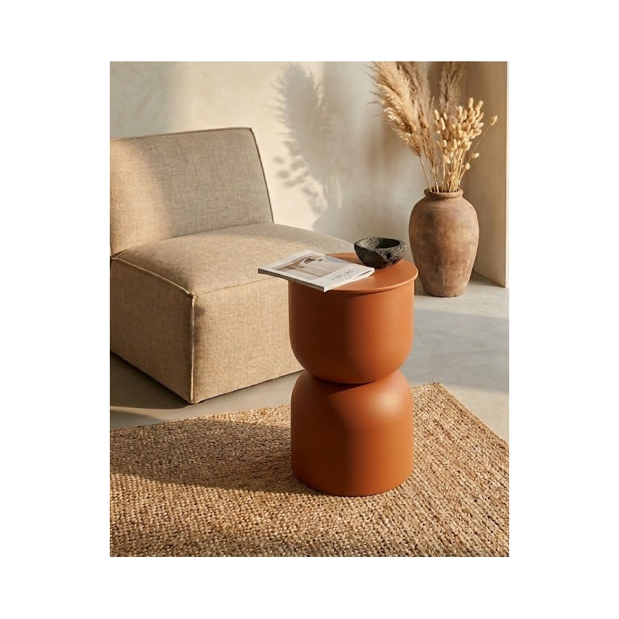Bijzettafel PETIT Ø 31 cm oranje