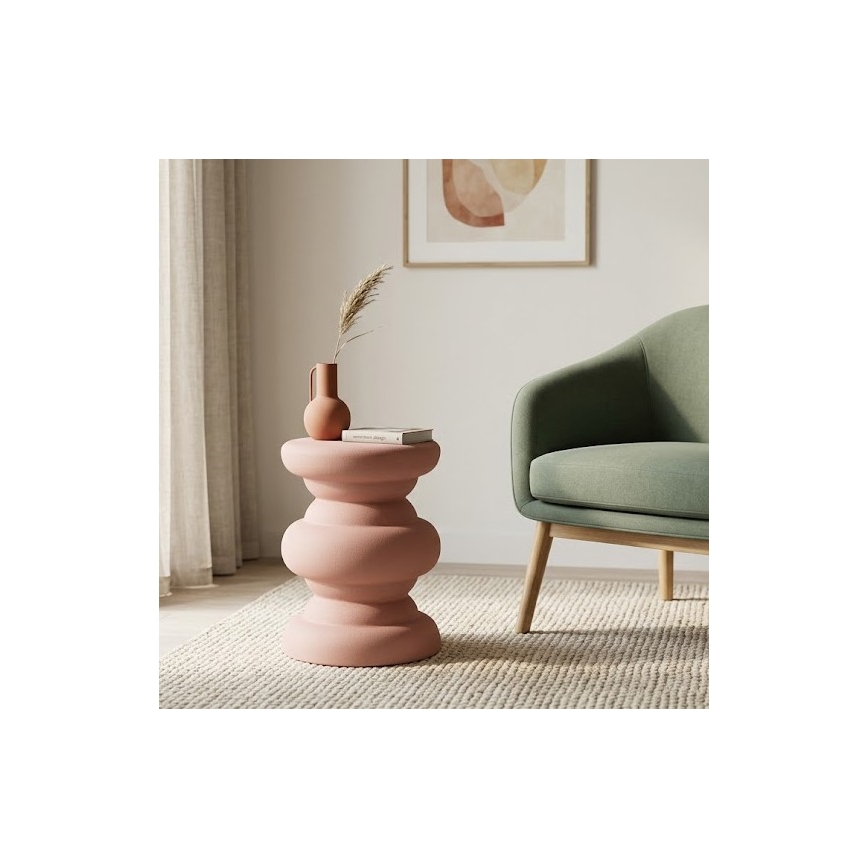 Bijzettafel PETIT Ø 31 cm roze