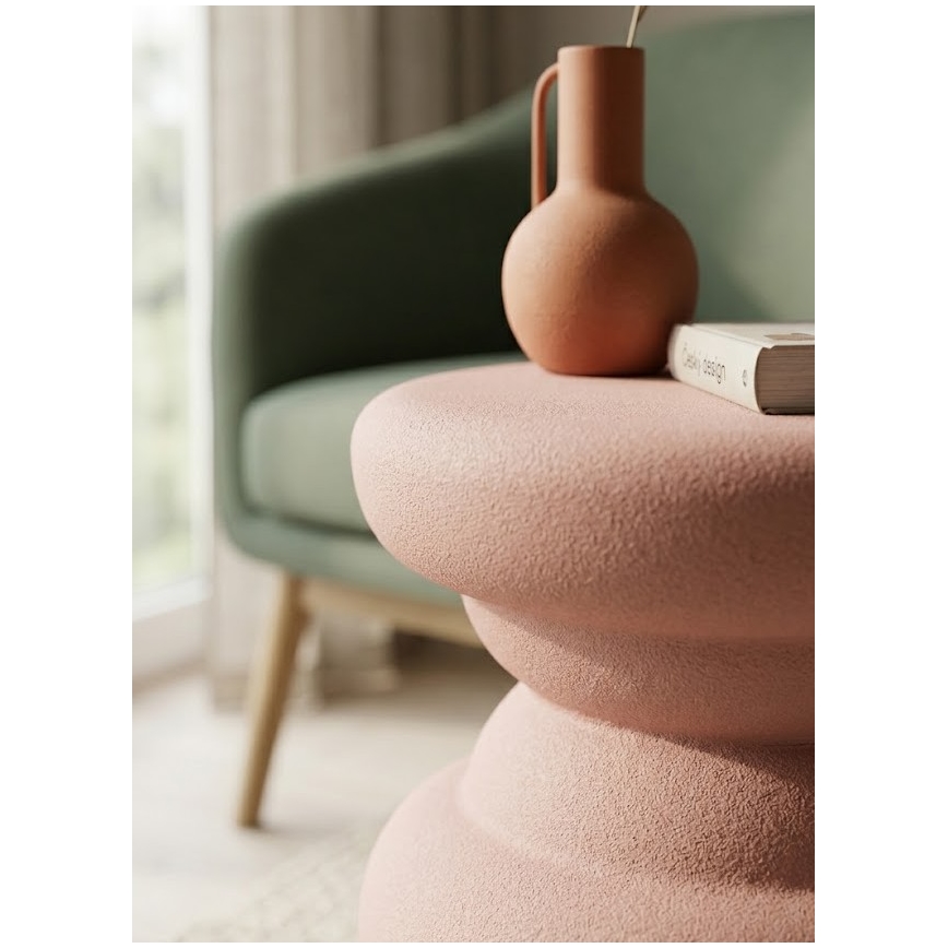 Bijzettafel PETIT Ø 31 cm roze