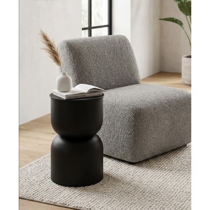 Bijzettafel PETIT Ø 31 cm zwart