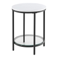 Bijzettafel SID zwart/wit