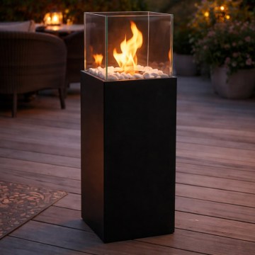 Biohaard ALICANTE 26,5x80,5 cm 2kW zwart