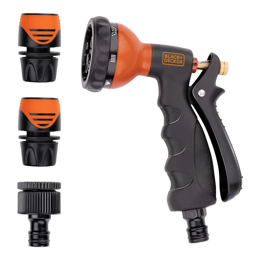 BLACK+DECKER - Irrigatie pistool met 3 connectoren