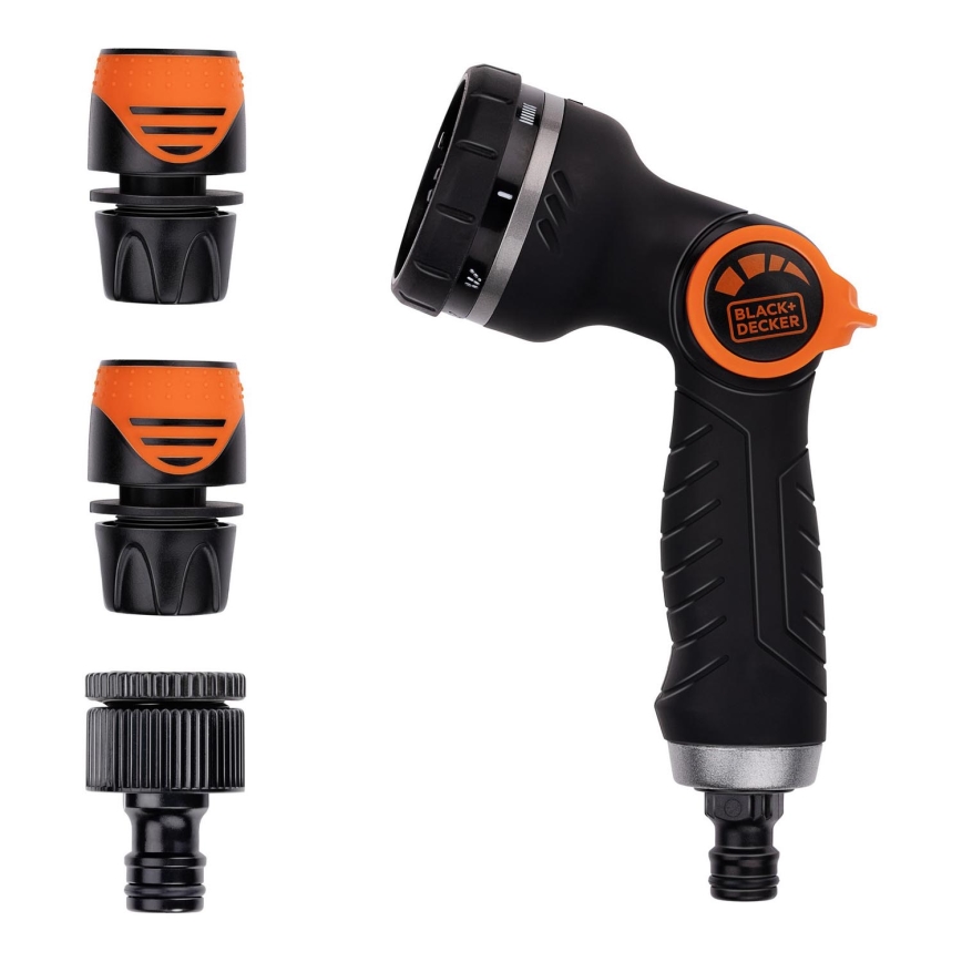 BLACK+DECKER - Irrigatie pistool met 3 connectoren