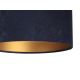 Blauw Goudkleurige Hanglamp aan koord CLASSIC 1x E27 / 60W / 230V