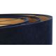 Blauw Goudkleurige Kroonluchter aan een koord TRINITI 1x E27 / 60W / 230V