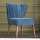 Blauwe fauteuil SELI