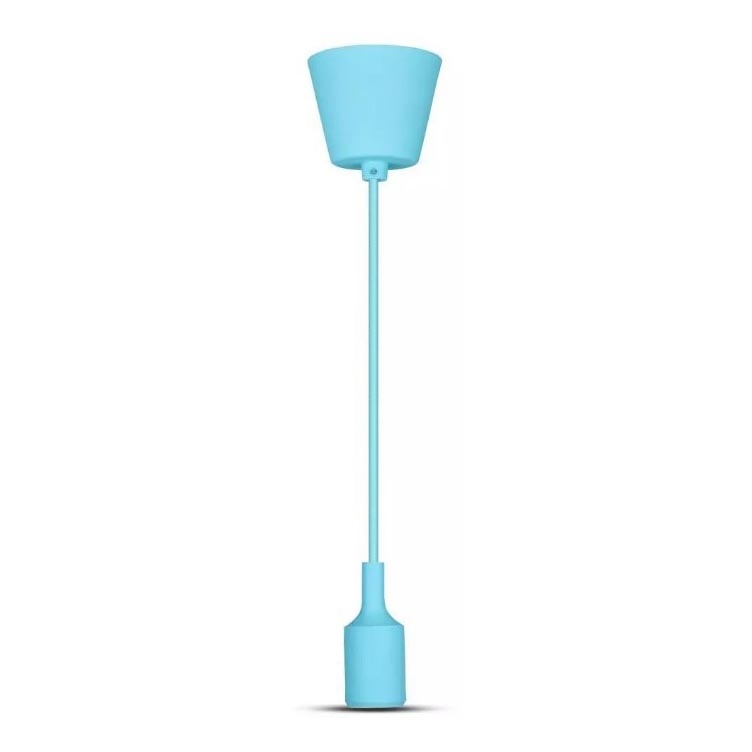 Blauwe Hanglamp aan een koord 1x E27 / 60W / 230V