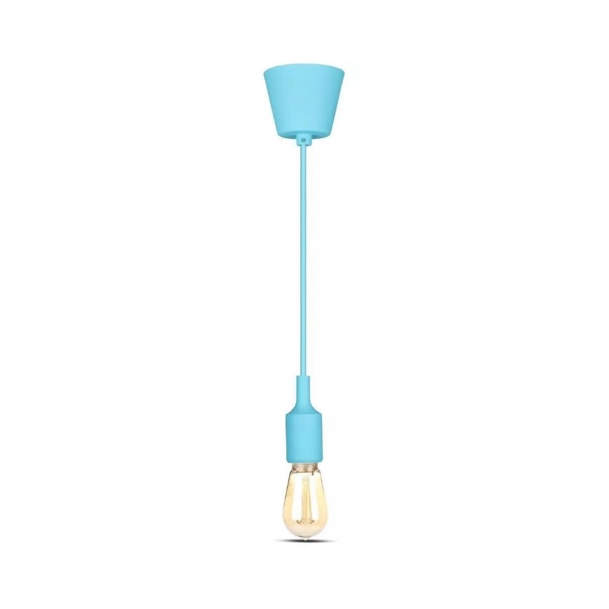 Blauwe Hanglamp aan een koord 1x E27 / 60W / 230V