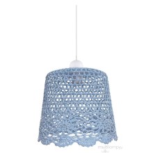 Blauwe Hanglamp aan koord kinderkamer NONNA 1x E27 / 60W / 230V