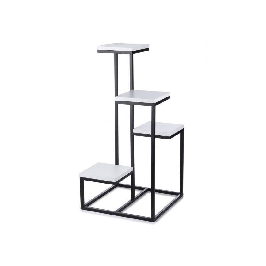 Bloemen/Planten standaard KASKADA 79x40 zwart/wit