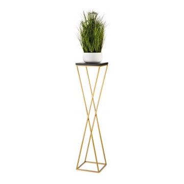 Bloemen/Planten standaard LOFT 100x24 cm goud/zwart