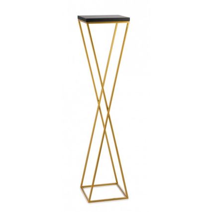 Bloemen/Planten standaard LOFT 100x24 cm goud/zwart
