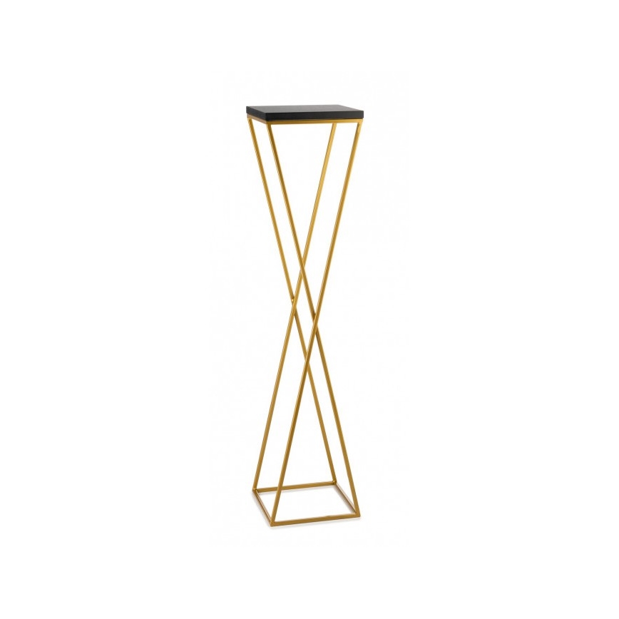Bloemen/Planten standaard LOFT 100x24 cm goud/zwart