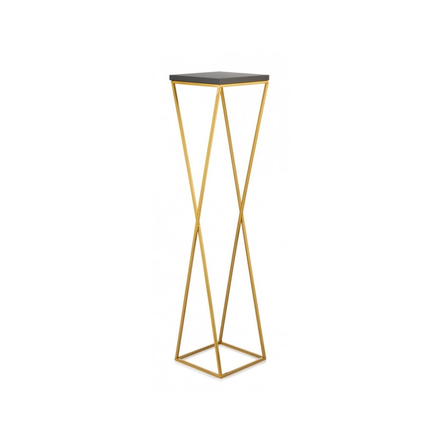 Bloemen/Planten standaard LOFT 100x24 cm goud/zwart