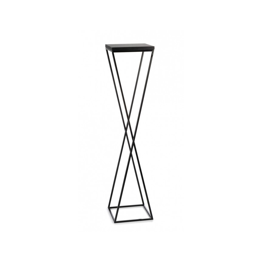 Bloemen/Planten standaard LOFT 100x24 cm zwart