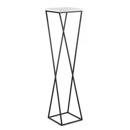 Bloemen/Planten standaard LOFT 100x24 cm zwart/wit