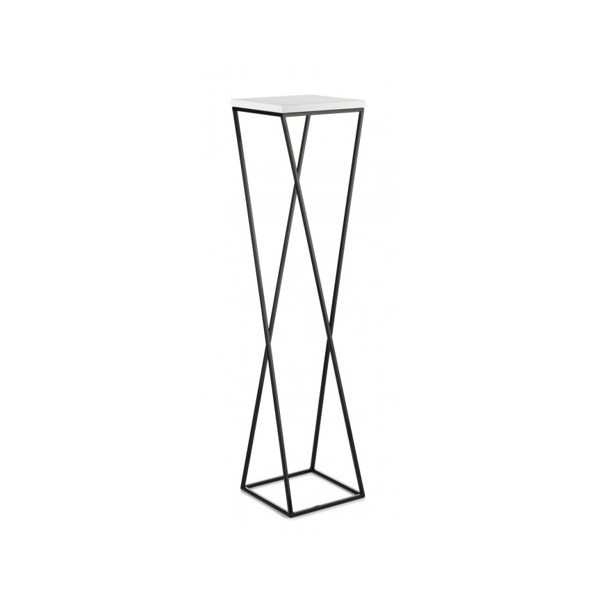 Bloemen/Planten standaard LOFT 100x24 cm zwart/wit