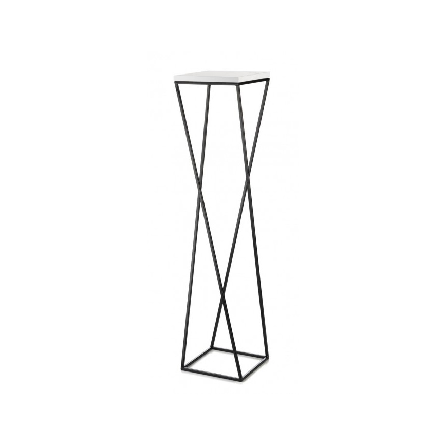Bloemen/Planten standaard LOFT 100x24 cm zwart/wit