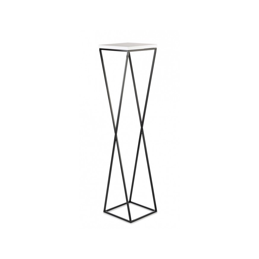 Bloemen/Planten standaard LOFT 100x24 cm zwart/wit