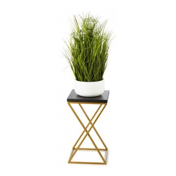 Bloemen/Planten standaard LOFT 40x24 cm goud/zwart