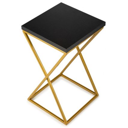 Bloemen/Planten standaard LOFT 40x24 cm goud/zwart