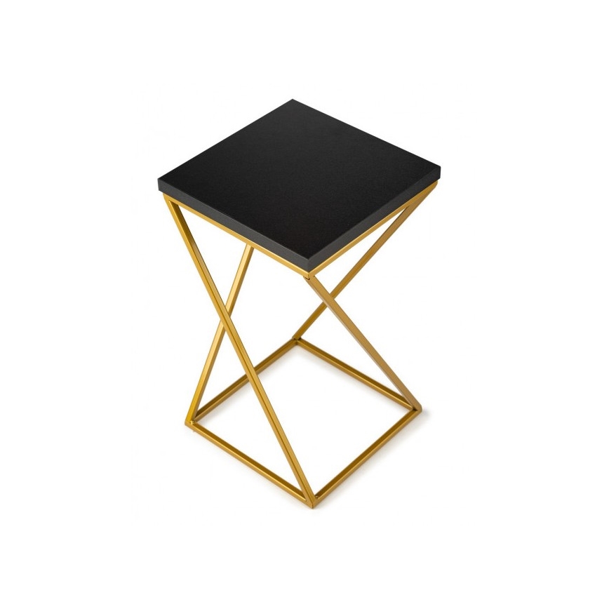 Bloemen/Planten standaard LOFT 40x24 cm goud/zwart