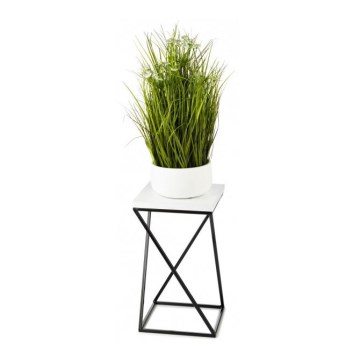 Bloemen/Planten standaard LOFT 40x24 cm zwart/wit