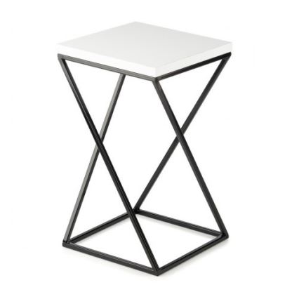 Bloemen/Planten standaard LOFT 40x24 cm zwart/wit