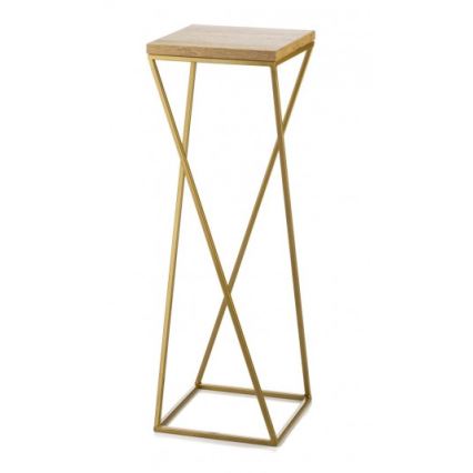 Bloemen/Planten standaard LOFT 70x24 cm goud/bruin