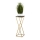 Bloemen/Planten standaard LOFT 70x24 cm goud/zwart