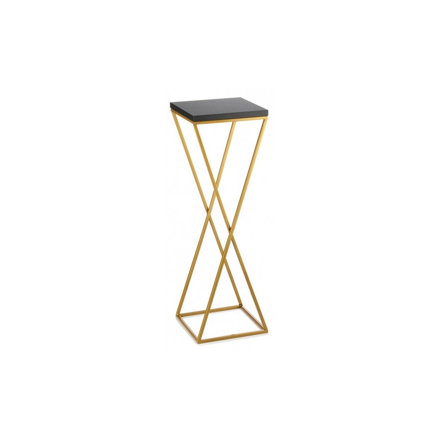 Bloemen/Planten standaard LOFT 70x24 cm goud/zwart