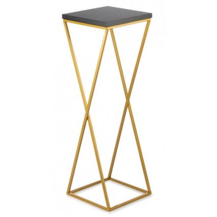 Bloemen/Planten standaard LOFT 70x24 cm goud/zwart