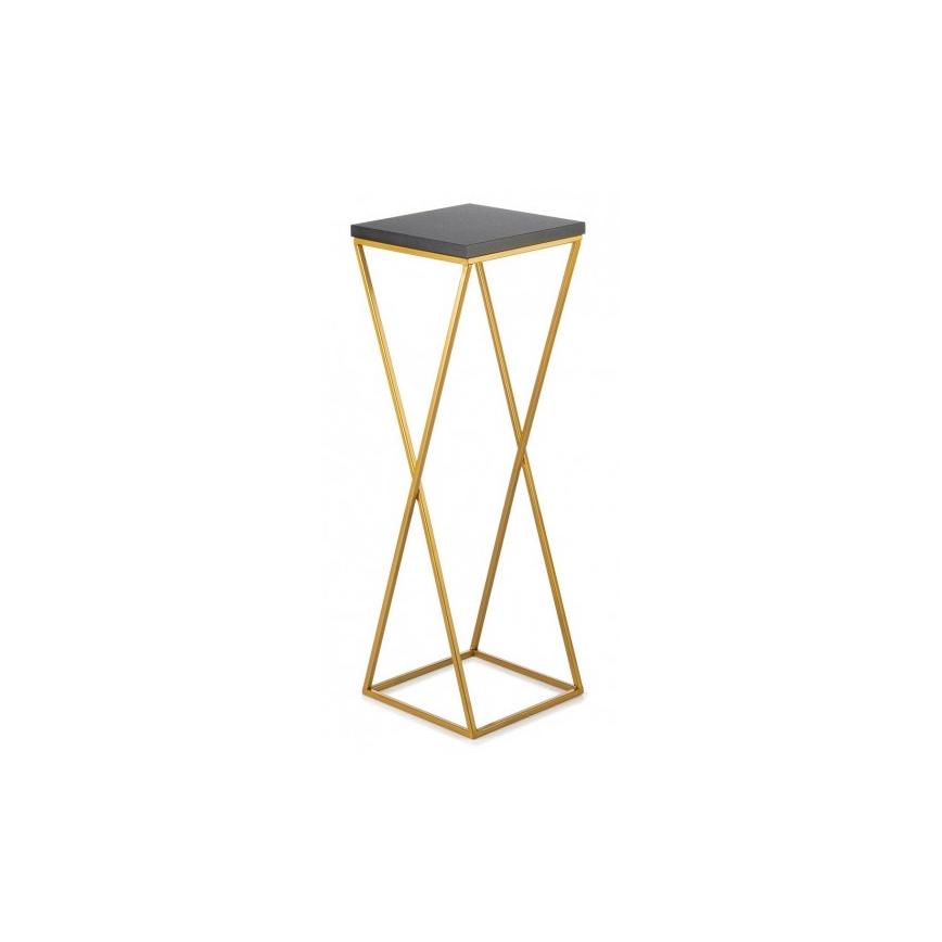 Bloemen/Planten standaard LOFT 70x24 cm goud/zwart