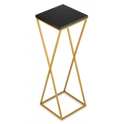 Bloemen/Planten standaard LOFT 70x24 cm goud/zwart
