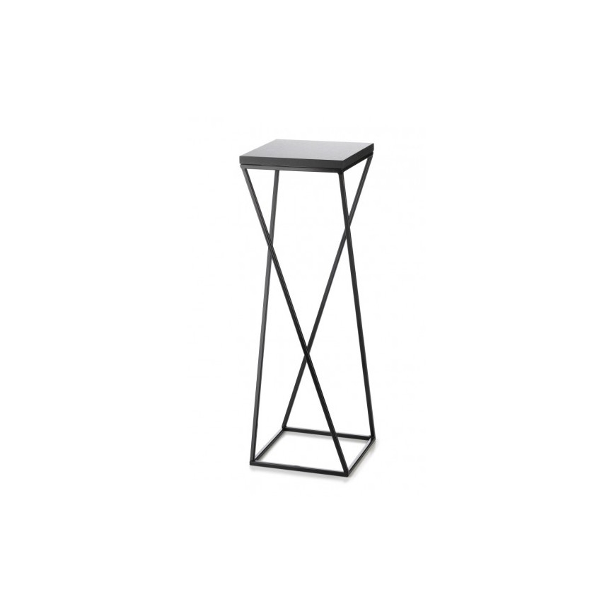 Bloemen/Planten standaard LOFT 70x24 cm zwart