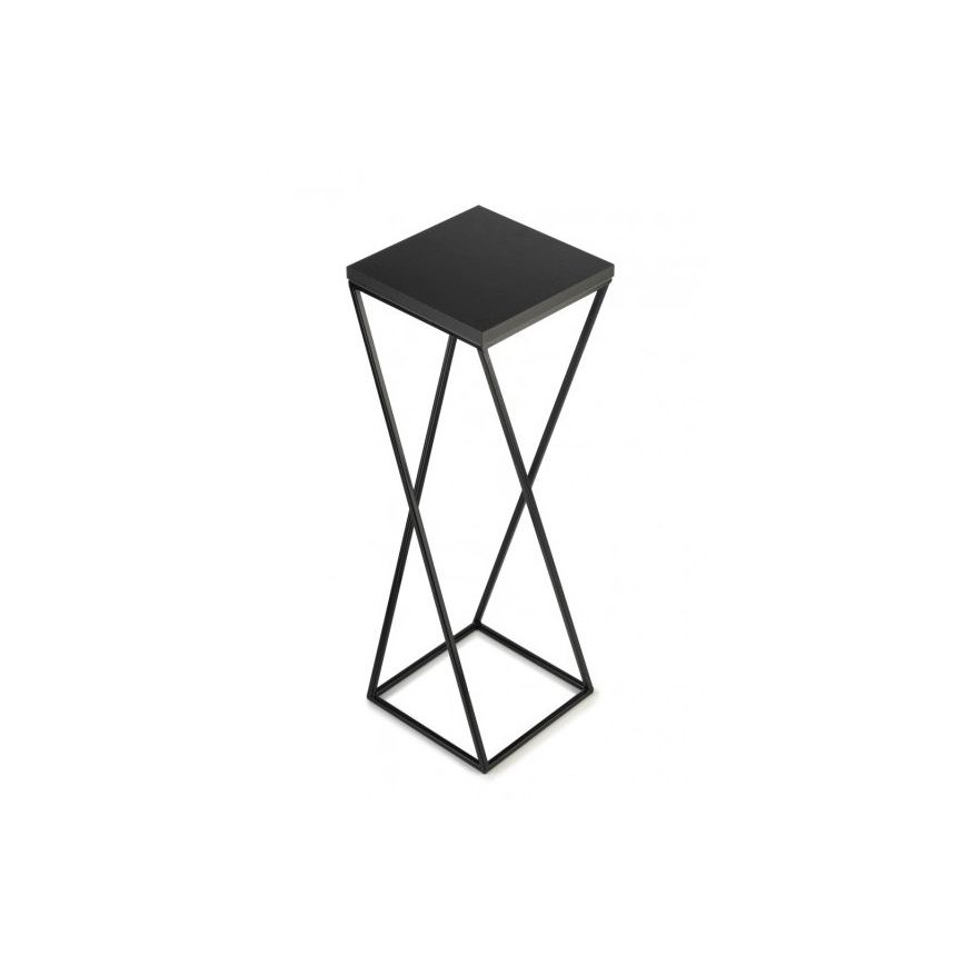 Bloemen/Planten standaard LOFT 70x24 cm zwart