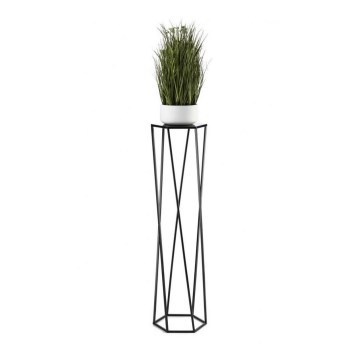 Bloemen/Plantenen standaard 100x24 cm zwart