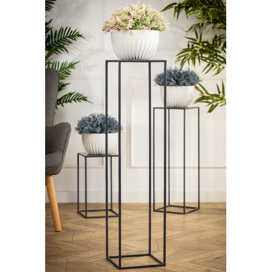 Bloemen standaard 100x24 cm antraciet