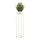 Bloemen standaard 100x24 cm crème
