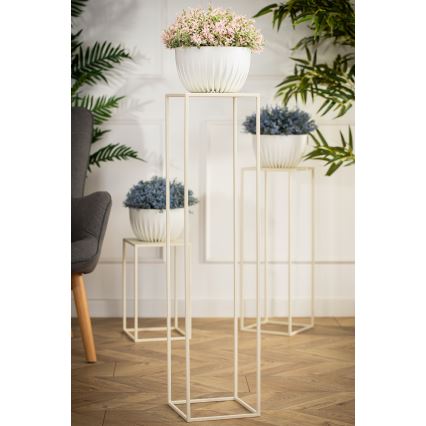Bloemen standaard 100x24 cm crème