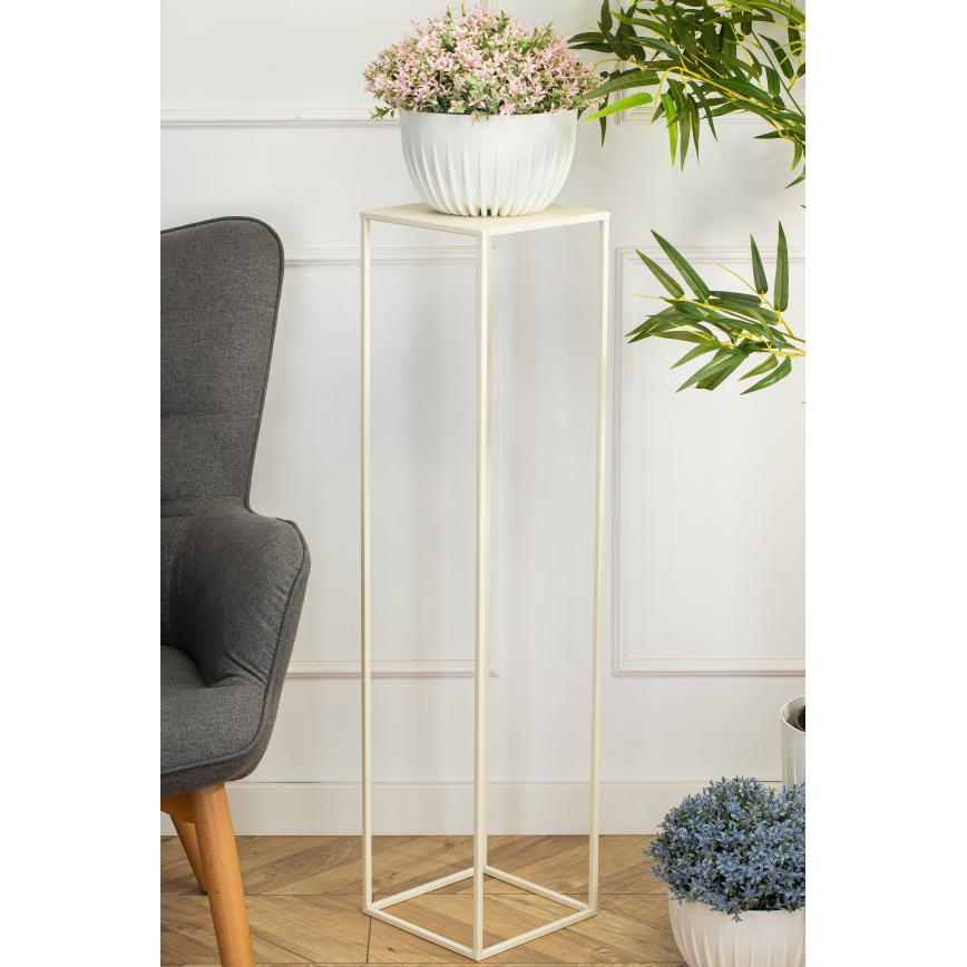 Bloemen standaard 100x24 cm crème