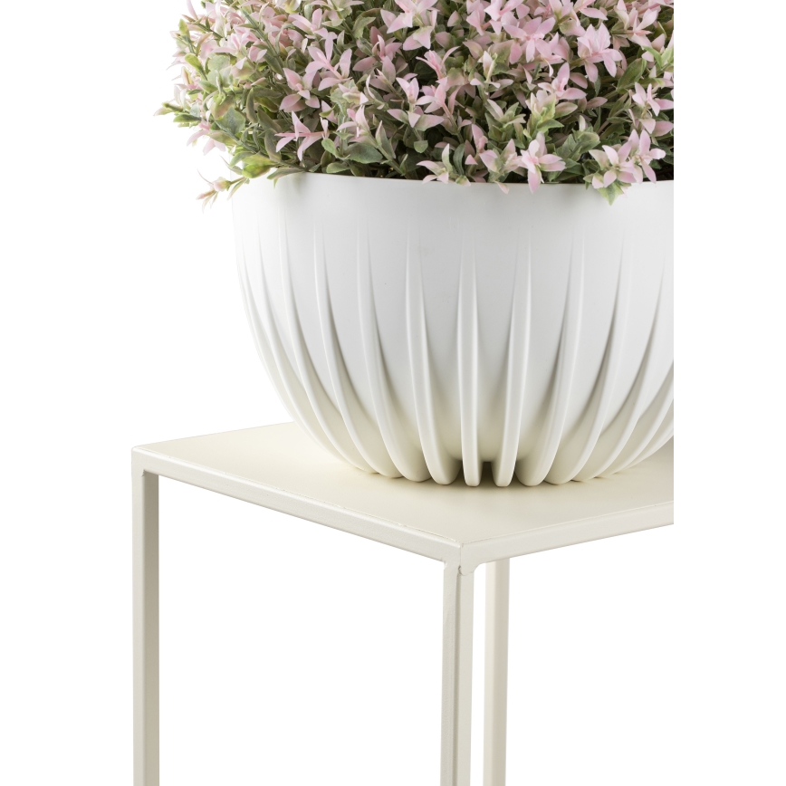 Bloemen standaard 100x24 cm crème