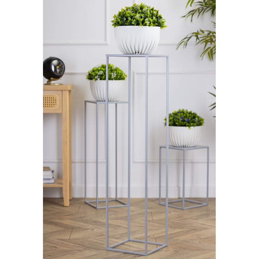 Bloemen standaard 100x24 cm grijs