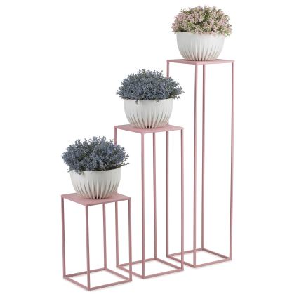 Bloemen standaard 100x24 cm roze