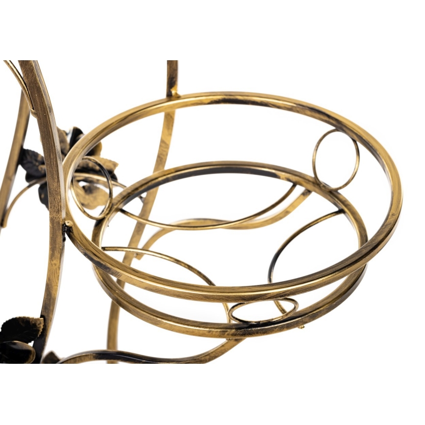Bloemen standaard 100x70 cm goud