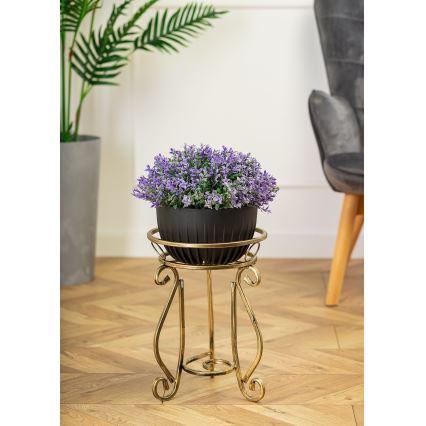 Bloemen standaard 37x29 cm goud