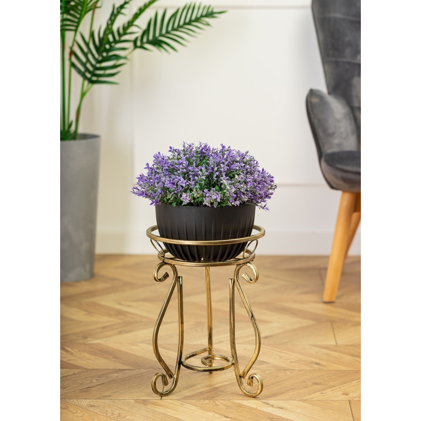 Bloemen standaard 37x29 cm goud